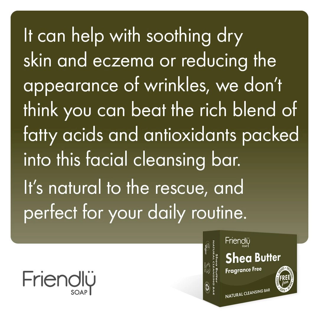 Friendly Soap Shea Butter Natural Cleansing Bar