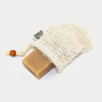 Soap Bag - Sisal, Natural Fibre Mesh Soap Pouch Sack