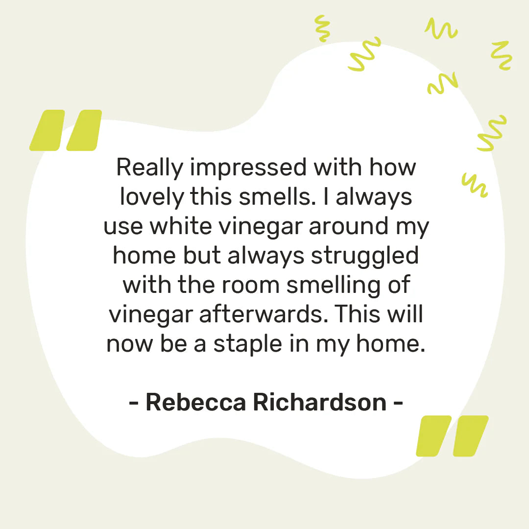 Miniml Eco White Vinegar 500ml refillable Glass Bottle - Sorrento Lemon