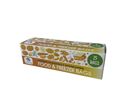 Eco Green Living 4 L Compostable Food and Freezer Bags