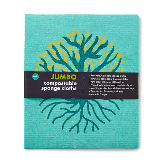 Jumbo Compostable Sponge Cloths