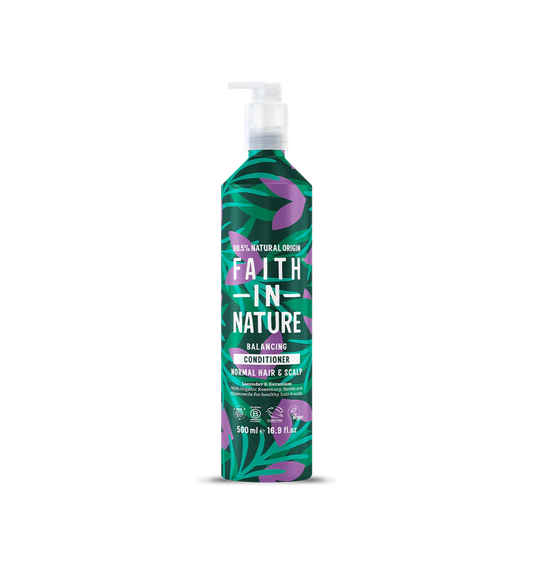 Faith In Nature Lavender and Geranium Conditioner - 500ml Aluminium Bottle
