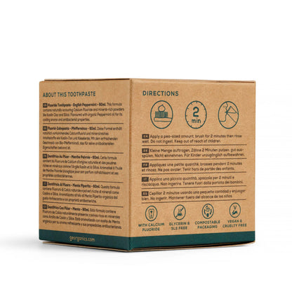 Georganics Organic Fluoride Toothpaste - Peppermint