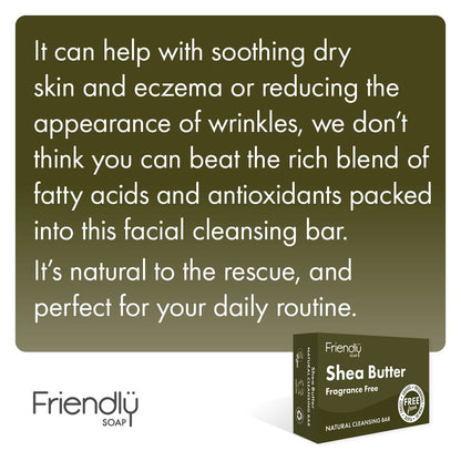 Friendly Soap Shea Butter Natural Cleansing Bar