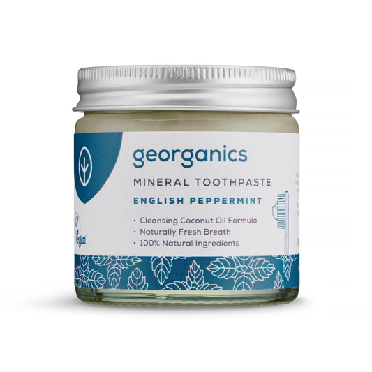 Georganics Mineral Toothpaste,  Fluoride Free - Peppermint