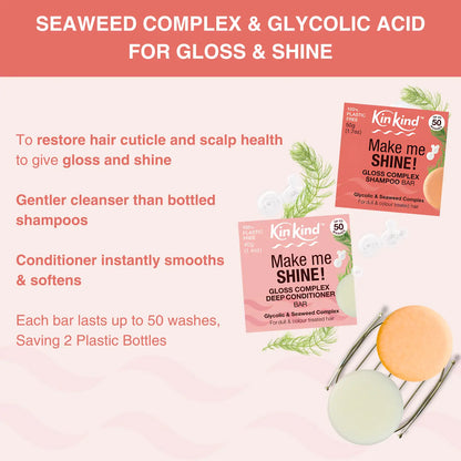 KinKind Make Me Shine! Glycolic Gloss Shampoo Bar