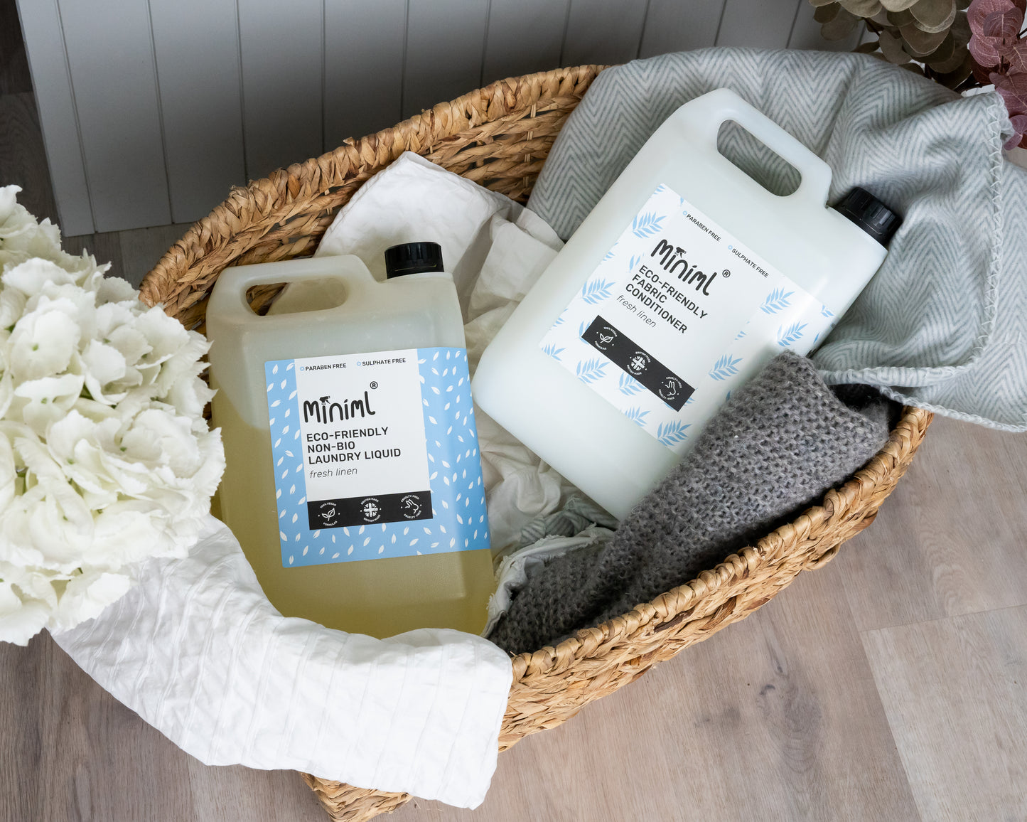 Miniml Fabric Conditioner 5L Refill - Fresh Linen.