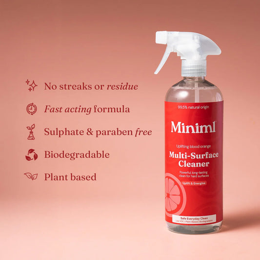 Miniml Eco Multi-Surface Cleaner 1L refill pouch - Blood Orange