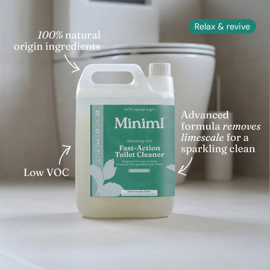 Miniml 1 litre Refreshing Mint Toilet Cleaner  - 5 litre refill