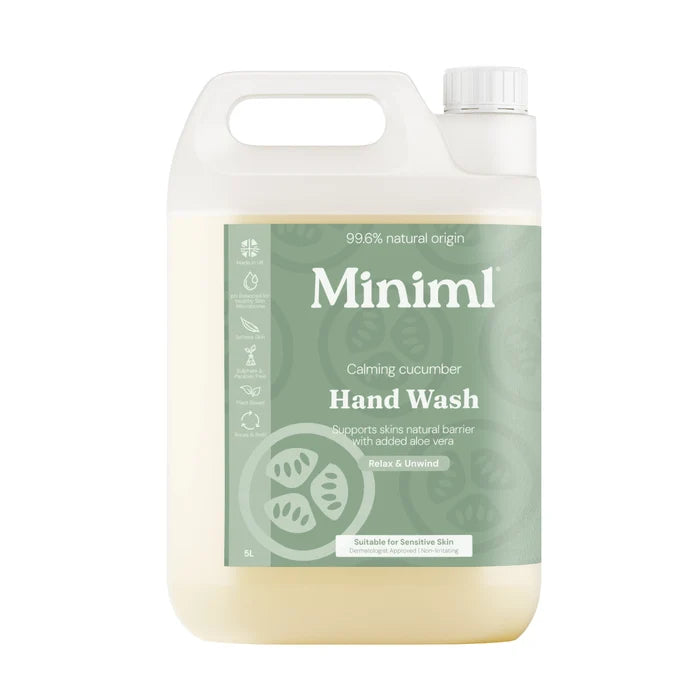 Miniml 5l Calming Cucumber Hand Soap refill 5 Litre