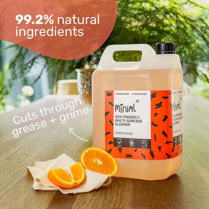 Miniml Eco Multi-Surface Cleaner 5L refill - Blood Orange