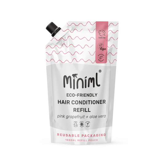 Miniml Balancing Conditioner 1 litre Refill Pouch - Pink Grapefruit and Aloe Vera