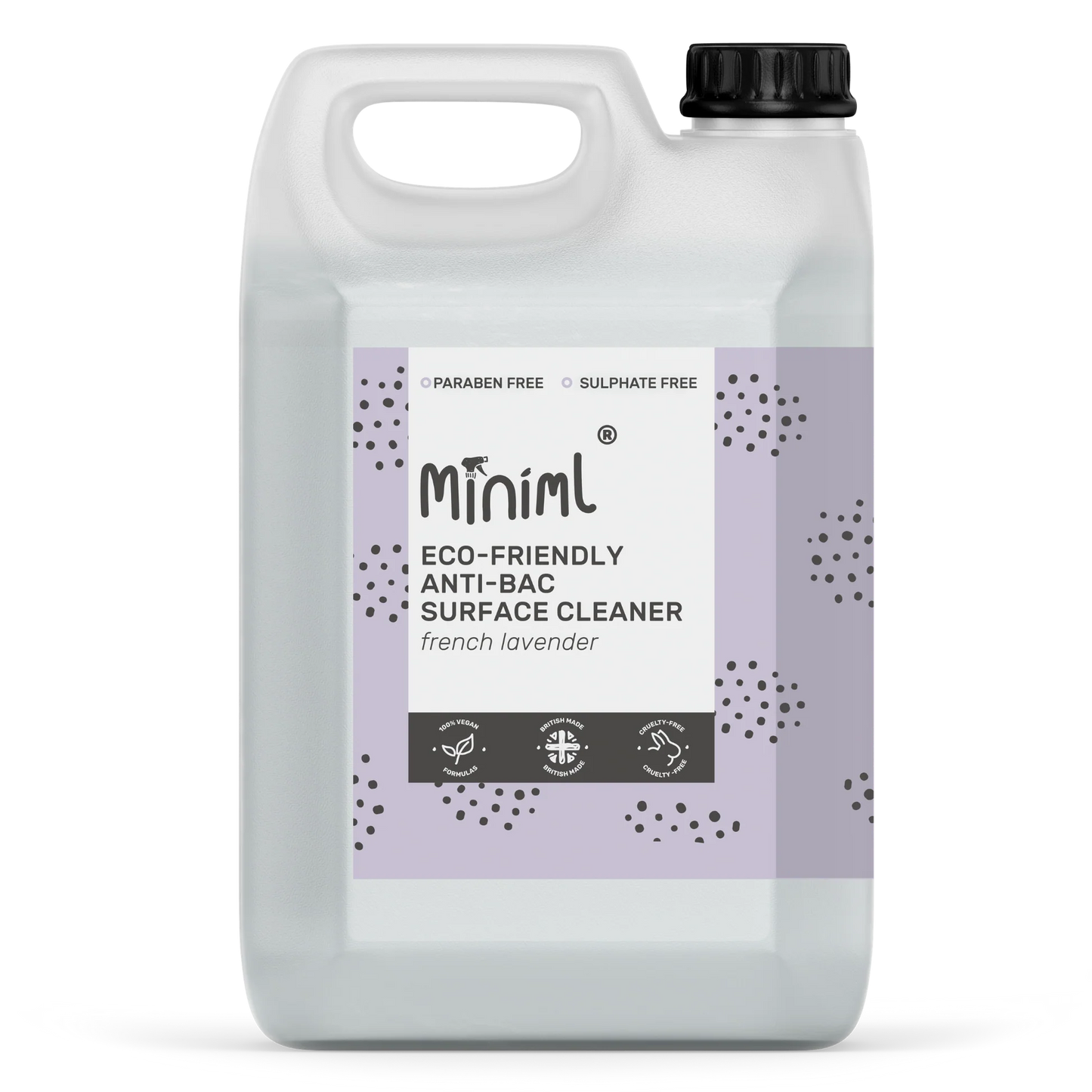 Miniml Anti-Bac Surface Cleaner 5 Litre Refill - French Lavender