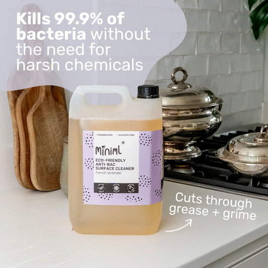 Miniml Anti-Bac Surface Cleaner 5 Litre Refill - French Lavender