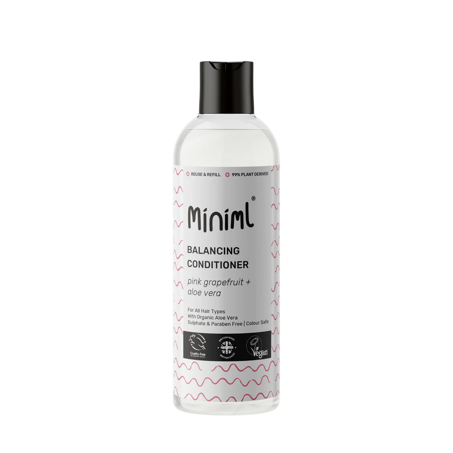 Miniml Balancing Conditioner 500ml PET Bottle - Pink Grapefruit and Aloe Vera