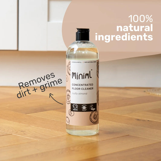 Minimal Eco Floor Cleaner 750 ml PET refillable bottle - Nutty Almond