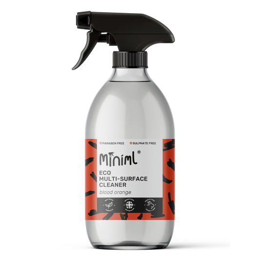 Miniml Eco Multi-Surface Cleaner 500ml Glass Bottle - Blood Orange