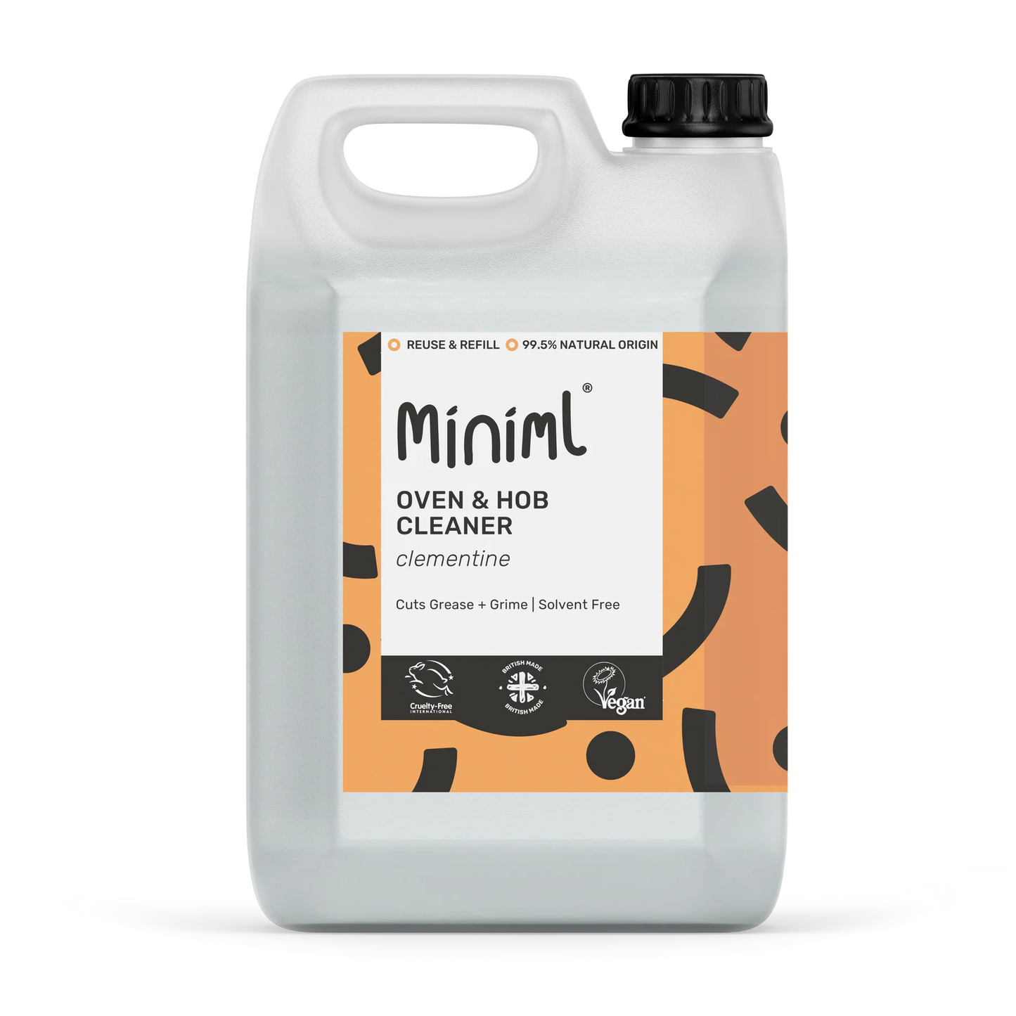 Miniml Oven and Hob Cleaner 5 litre Refill - Clementine