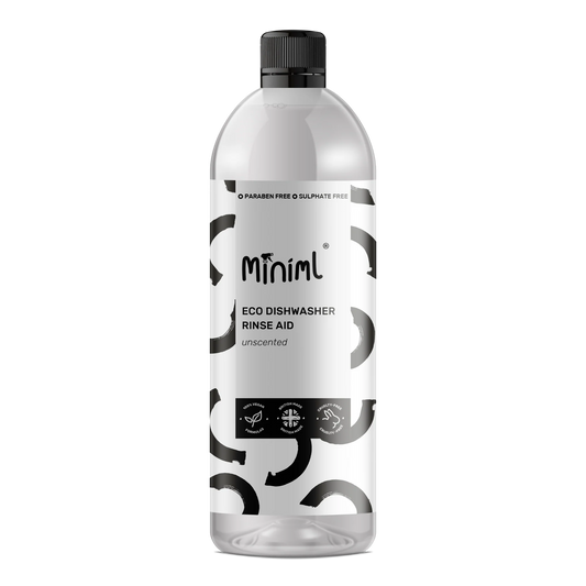 Miniml Eco Dishwasher Rinse Aid 750ml PET Refillable Bottle