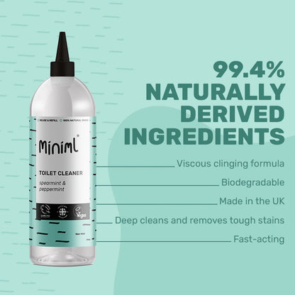 Miniml 1 litre Toilet Cleaner  - refillable bottle