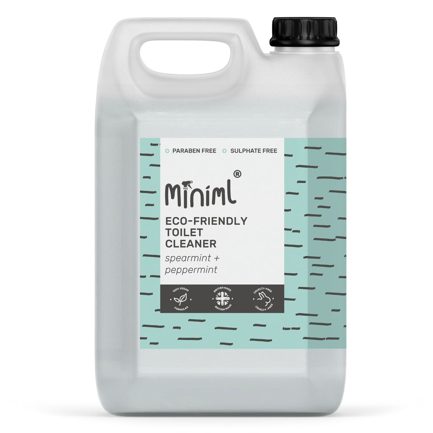 Miniml 1 litre Spearmint and Peppermint Toilet Cleaner  - 5 litre refill