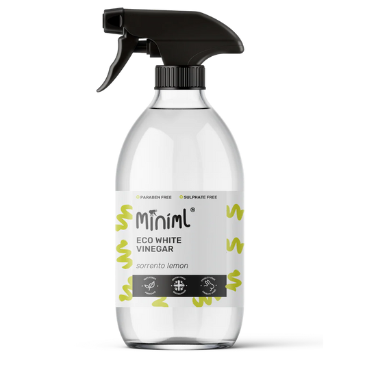 Miniml Eco White Vinegar 500ml refillable Glass Bottle - Sorrento Lemon