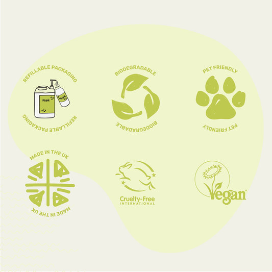 Miniml Eco White Vinegar 500ml refillable Glass Bottle - Sorrento Lemon