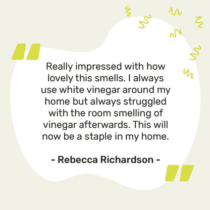 Miniml Eco White Vinegar 500ml refillable Glass Bottle - Sorrento Lemon