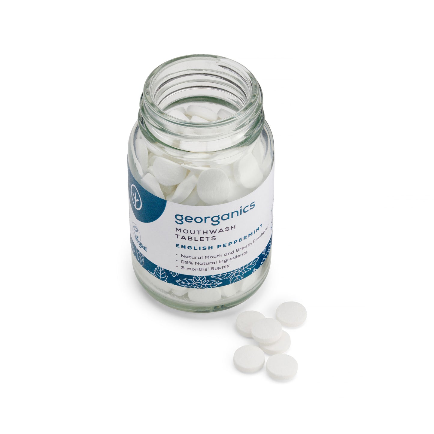 Georganics Mouthwash tablets - Peppermint