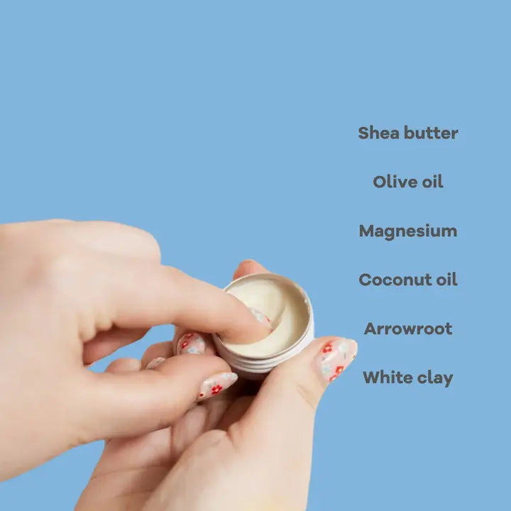 Natural Deodorant Co. Gentle Deodorant Cream Coconut + Shea (Unscented)- 10g mini / trial or travel size