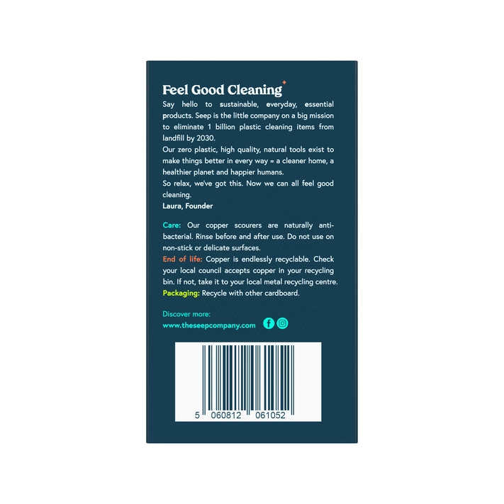 Seep Eco Copper Scourers 2 Pack