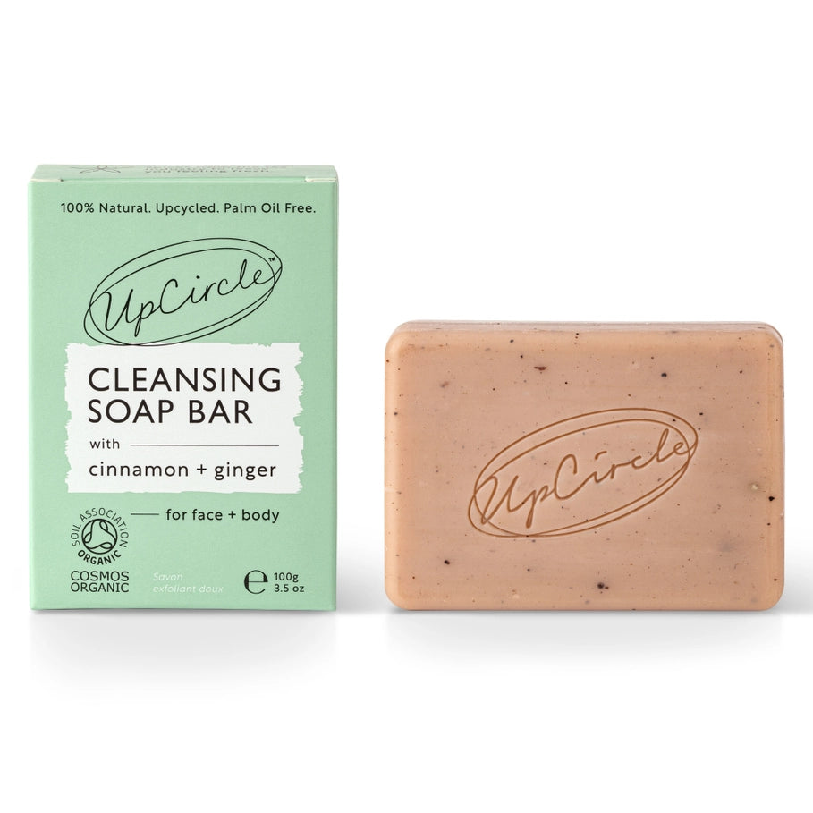 UpCircle Vegan Cleansing Bar Soap - Cinnamon + Ginger