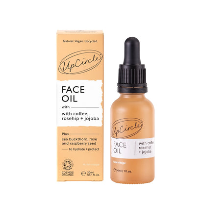 UpCircle Collagen Boosting Vegan Organic Coffee + Rosehip Face Oil, 30ml