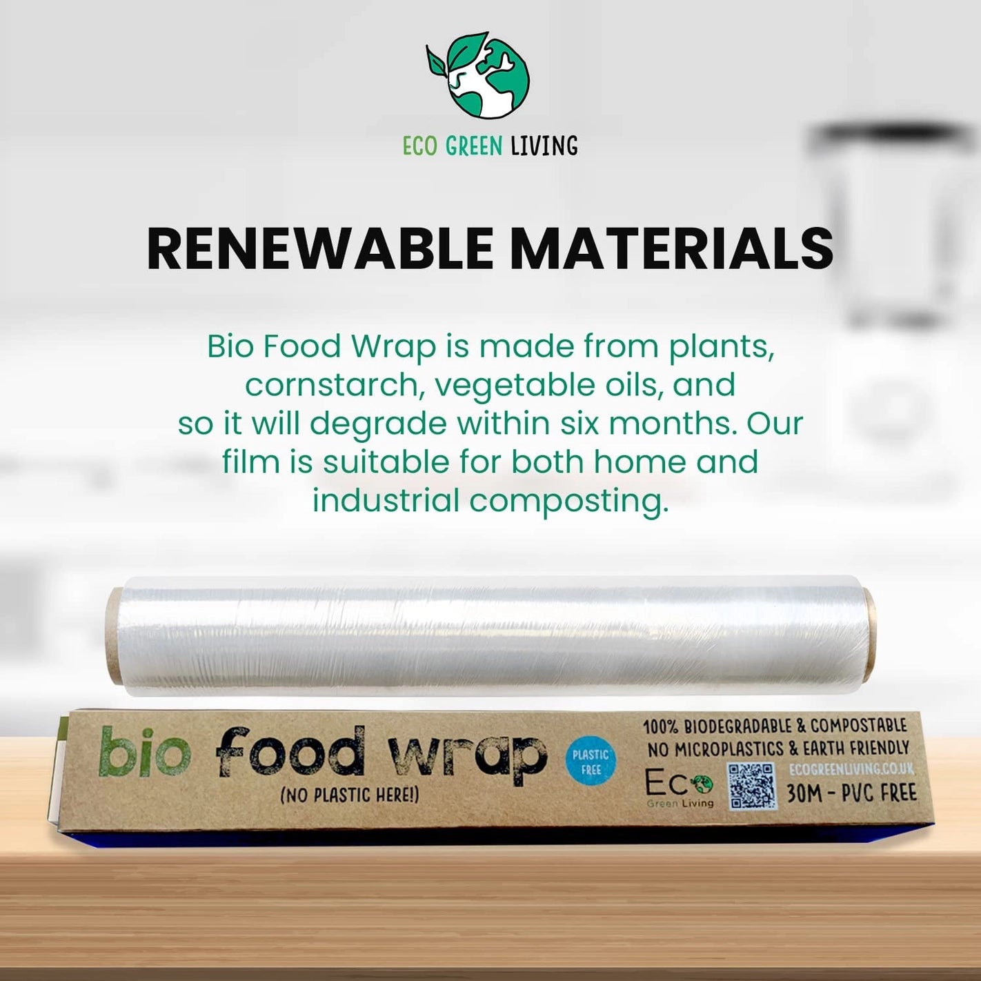 Eco Green Living Compostable Cling Film