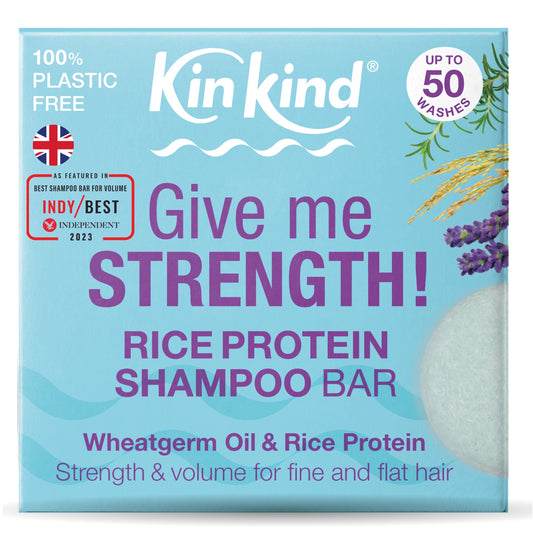 KinKind Give Me Strength! Shampoo Bar. Volumizing with Rice Protein