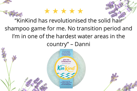 KinKind Give Me Strength! Shampoo Bar. Volumizing with Rice Protein