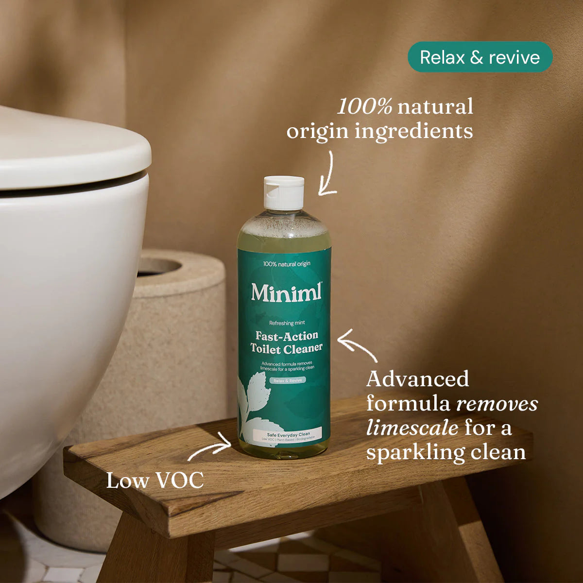 Toilet Cleaner - Refreshing Mint. 750ml PET bottle