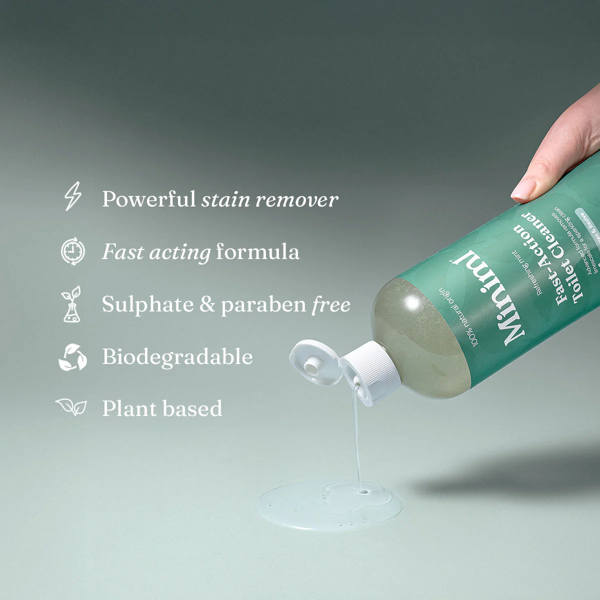 Toilet Cleaner - Refreshing Mint. 750ml PET bottle