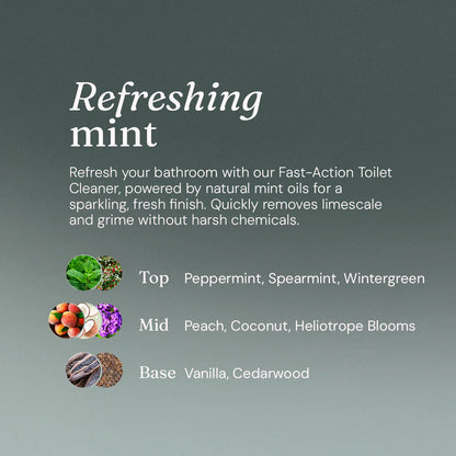 Toilet Cleaner - Refreshing Mint. 750ml PET bottle