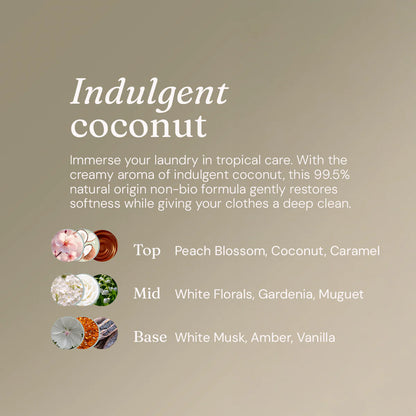 Miniml Laundry Liquid - Indulgent Coconut,  1 L refillable PET bottle